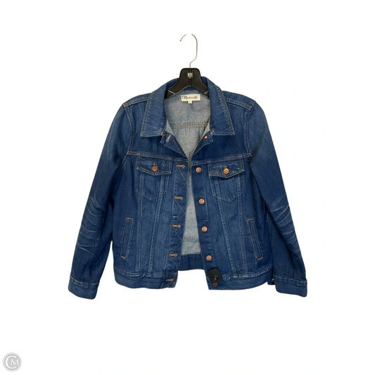 Jacket Denim By Madewell In Blue Denim, Size: M