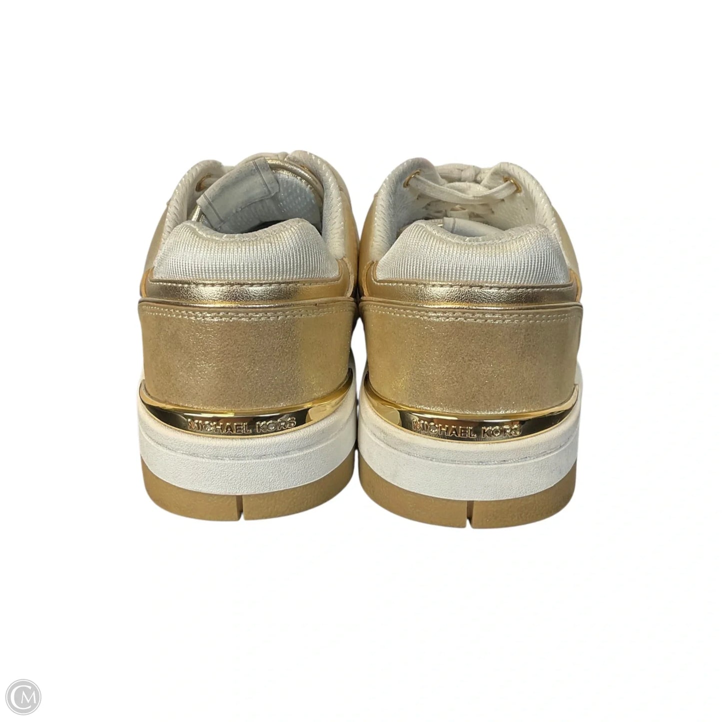 Shoes Designer By Michael Kors Collection In Gold, Size: 7.5