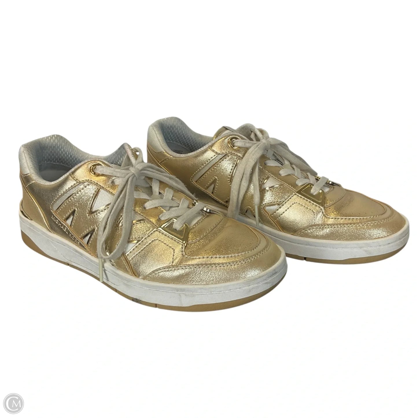 Shoes Designer By Michael Kors Collection In Gold, Size: 7.5