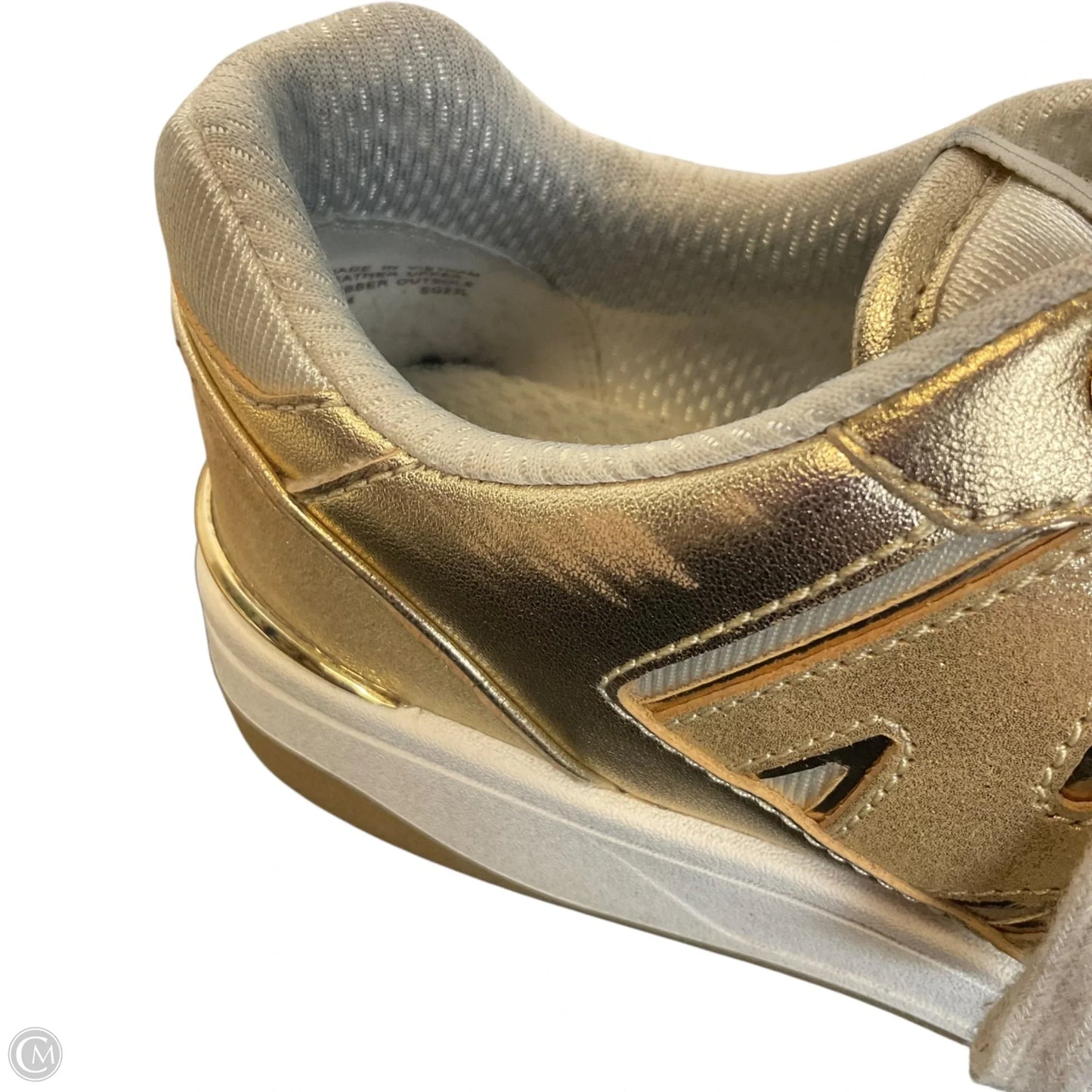 Shoes Designer By Michael Kors Collection In Gold, Size: 7.5