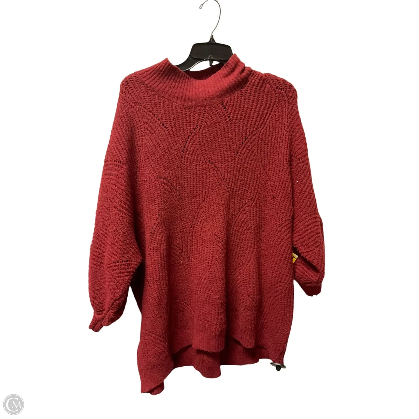 Sweater By Wonderly In Red, Size: 1x