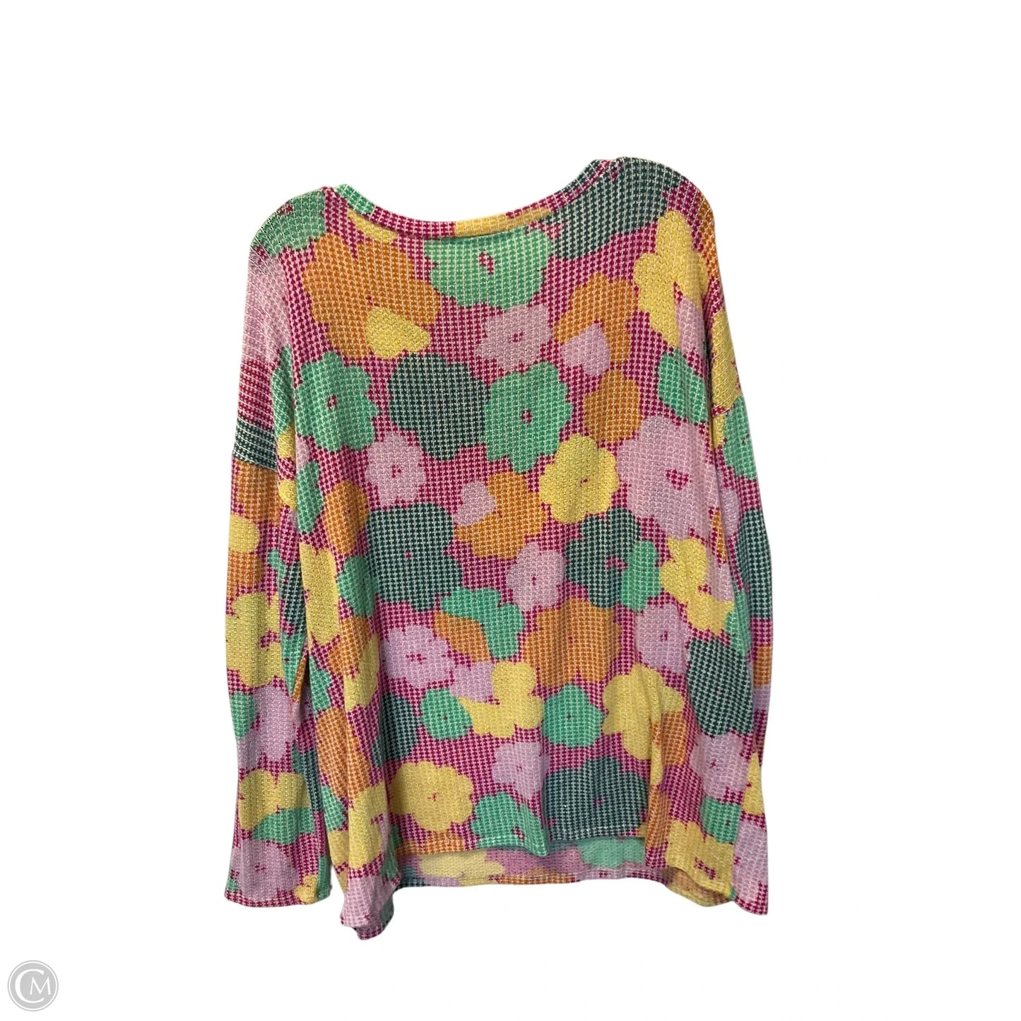 Top Long Sleeve By Haptics In Multi-colored, Size: 1x
