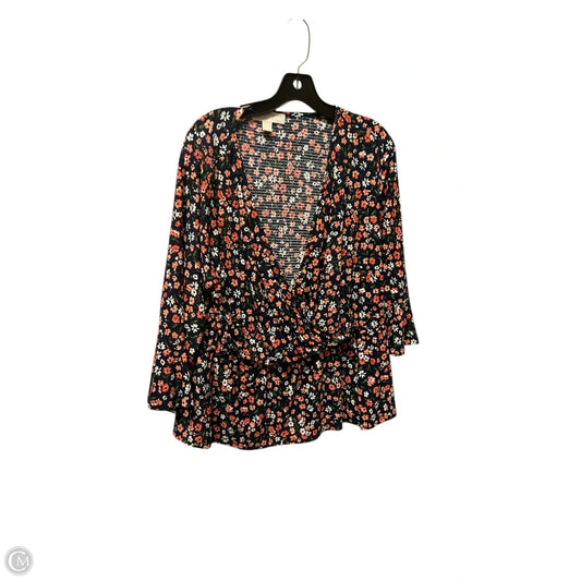 Top Long Sleeve By Michael By Michael Kors In Navy, Size: Xl