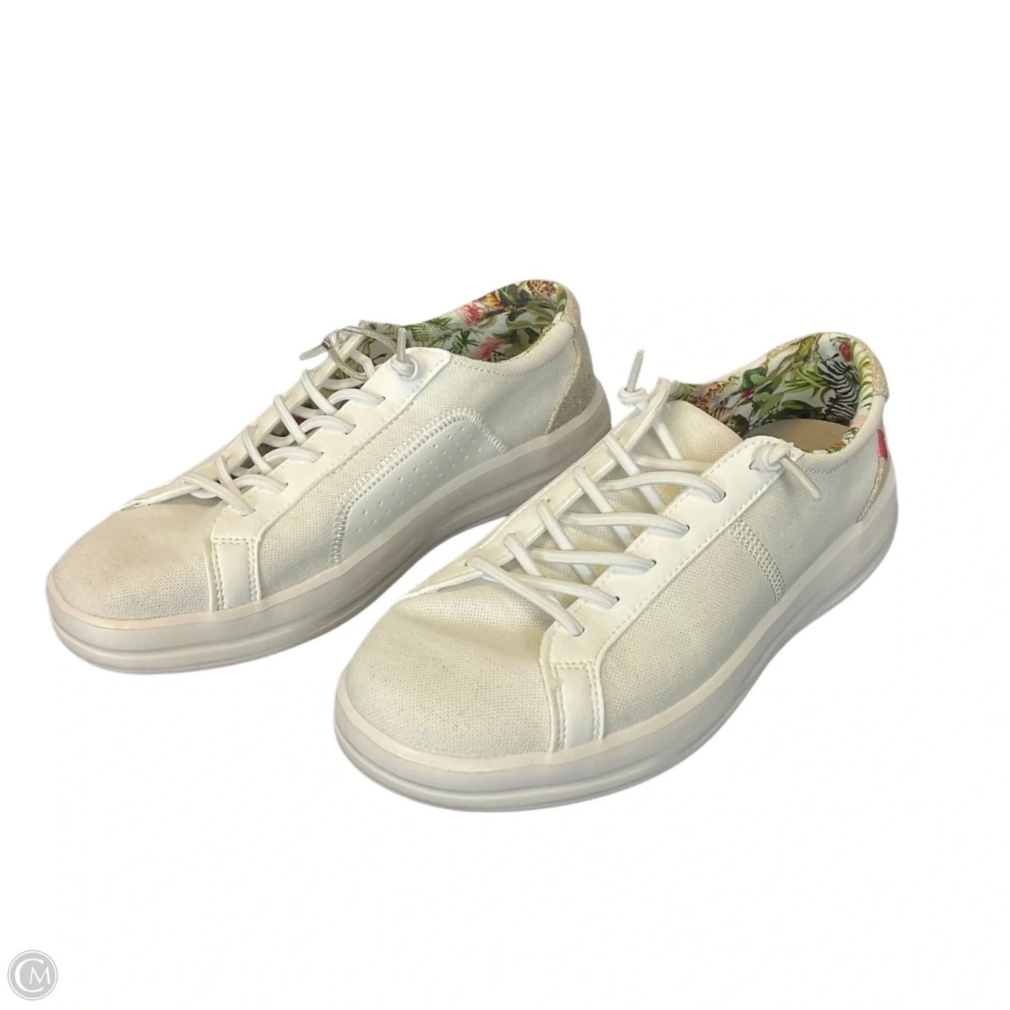 Shoes Flats By Hey Dude In White, Size: 8