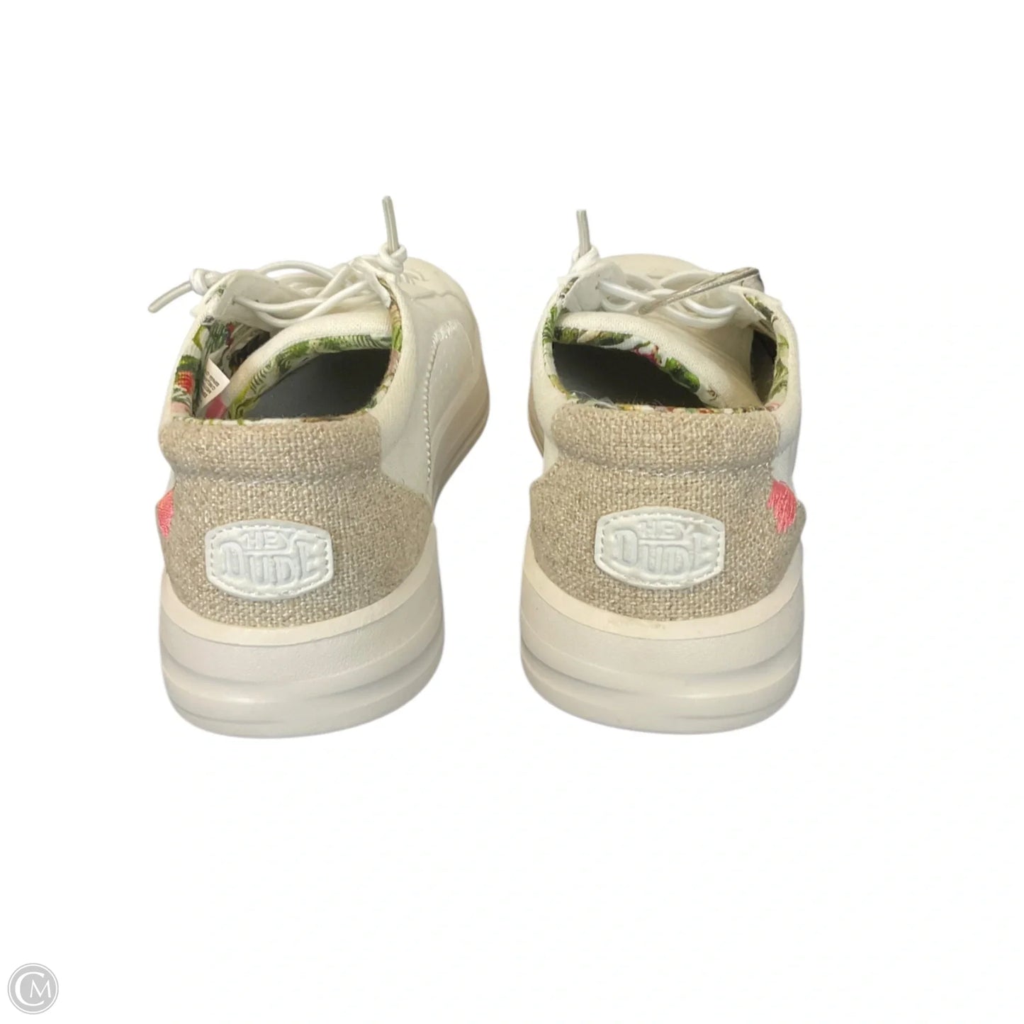Shoes Flats By Hey Dude In White, Size: 8