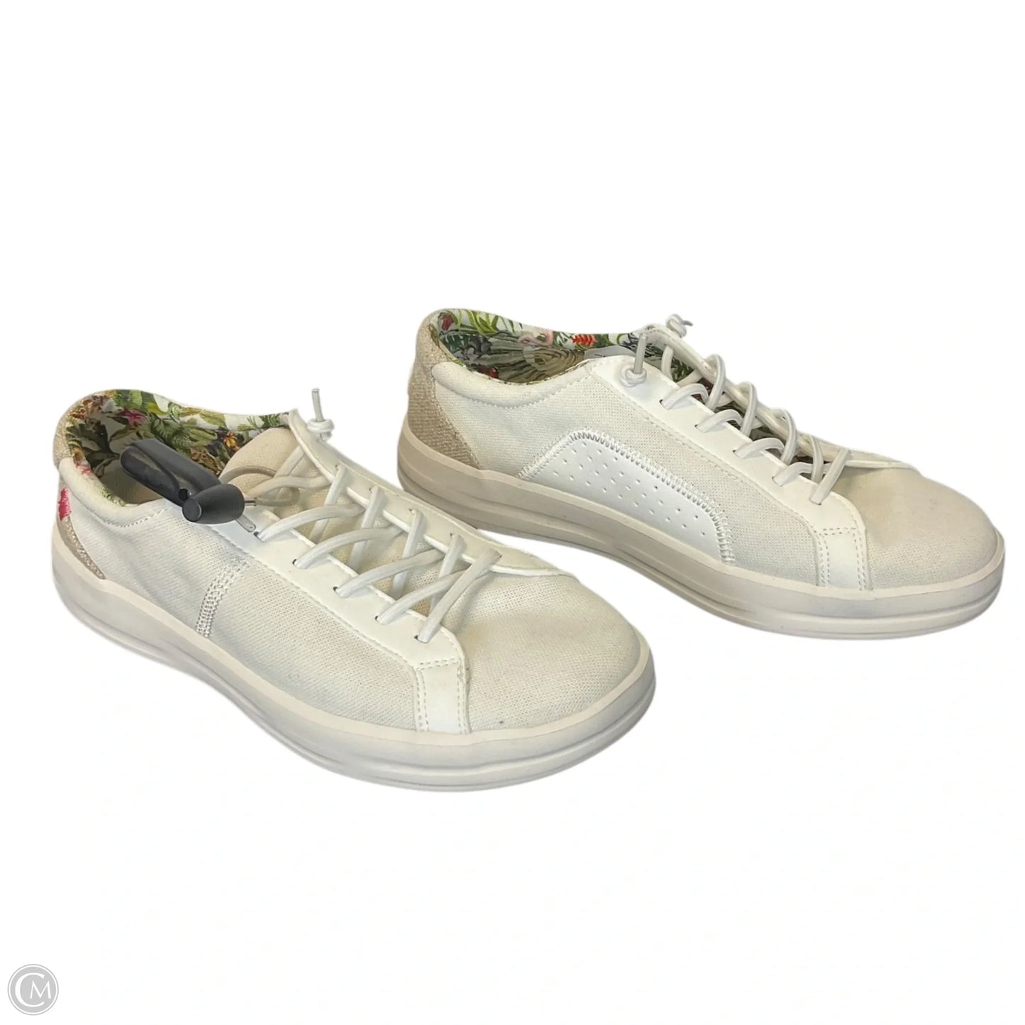 Shoes Flats By Hey Dude In White, Size: 8