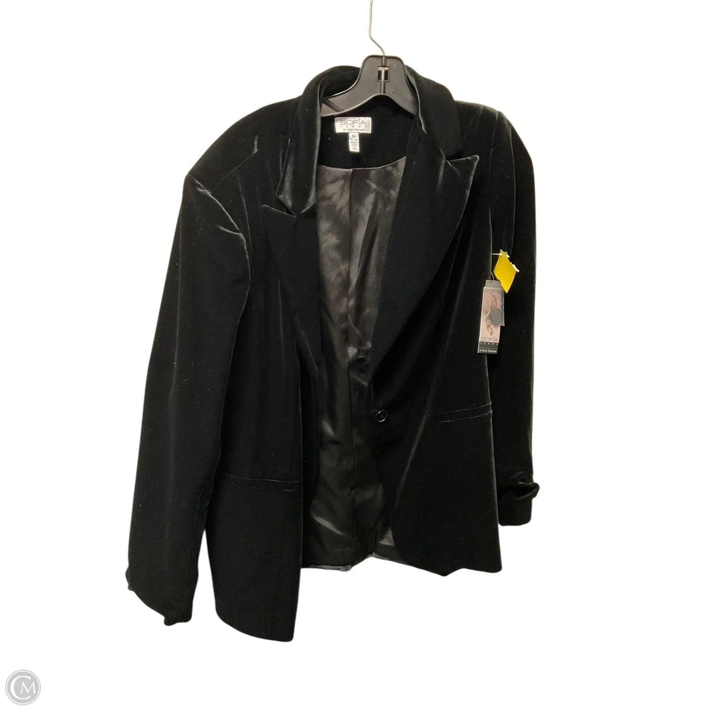 Blazer By Sofia By Sofia Vergara In Black, Size: Xl