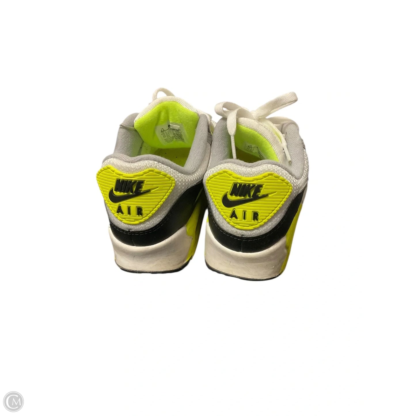 Shoes Athletic By Nike In Grey & Yellow, Size: 6.5