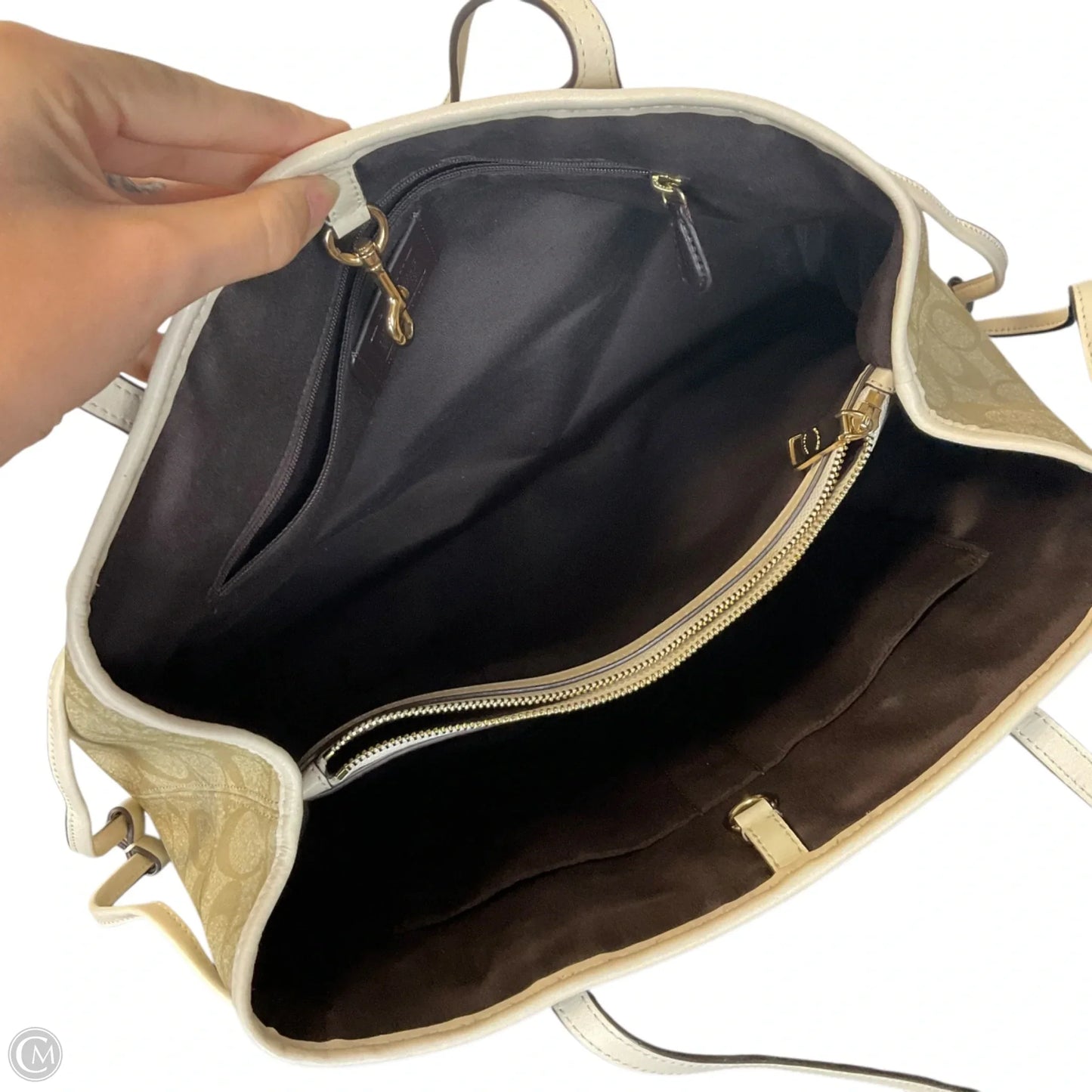 Handbag Designer By Coach, Size: Medium