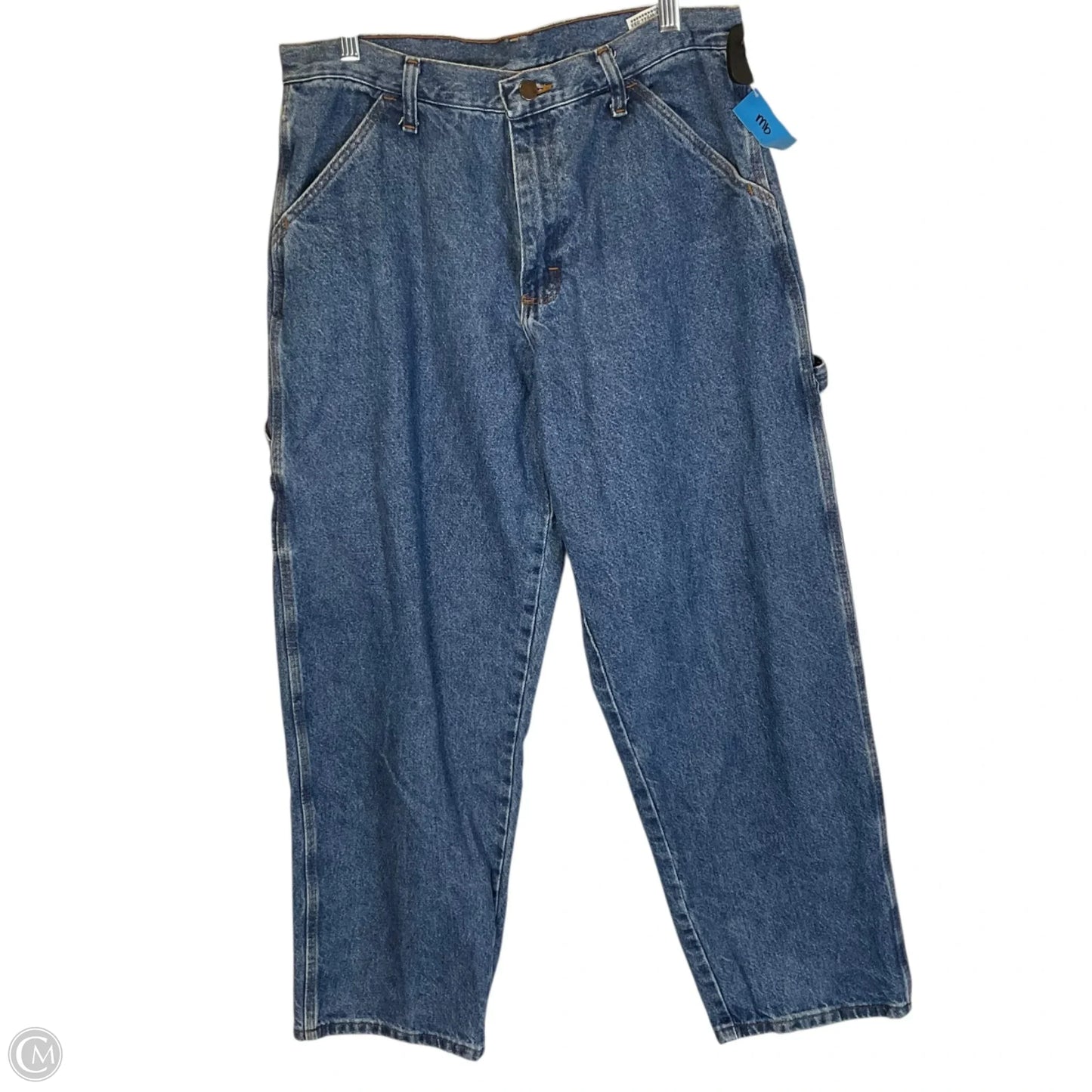 Jeans Wide Leg By Clothes Mentor In Blue Denim, Size: 14