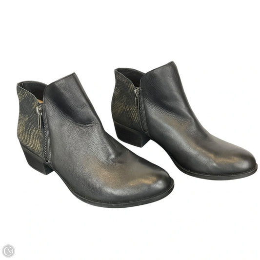 Boots Ankle Flats By Lucky Brand In Black, Size: 10