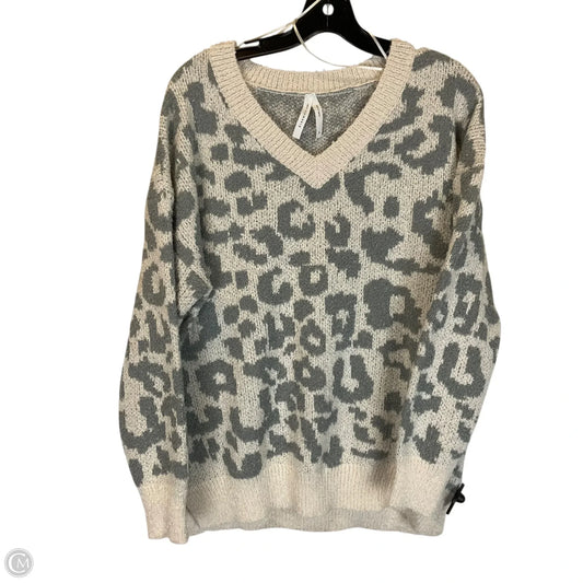 Sweater By Dreamers In Animal Print, Size: M