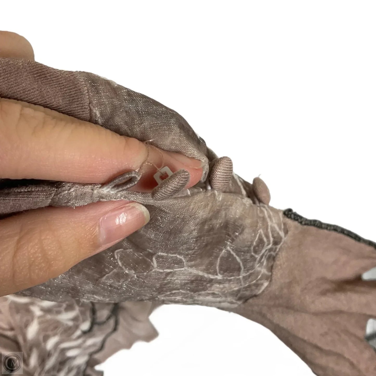 Top Long Sleeve By Pol In Brown, Size: S