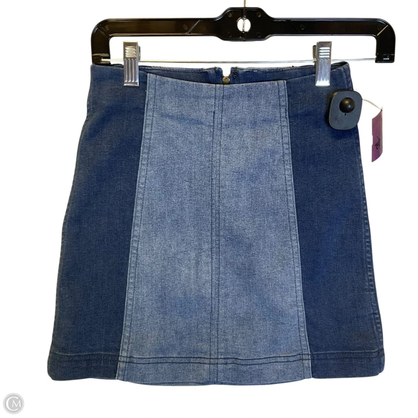 Skirt Mini & Short By Free People In Blue Denim, Size: 0