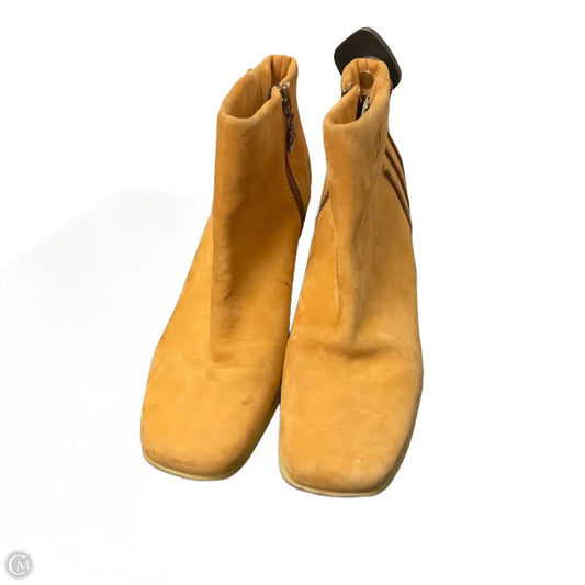 Boots Ankle Heels By Timberland In Tan, Size: 8.5
