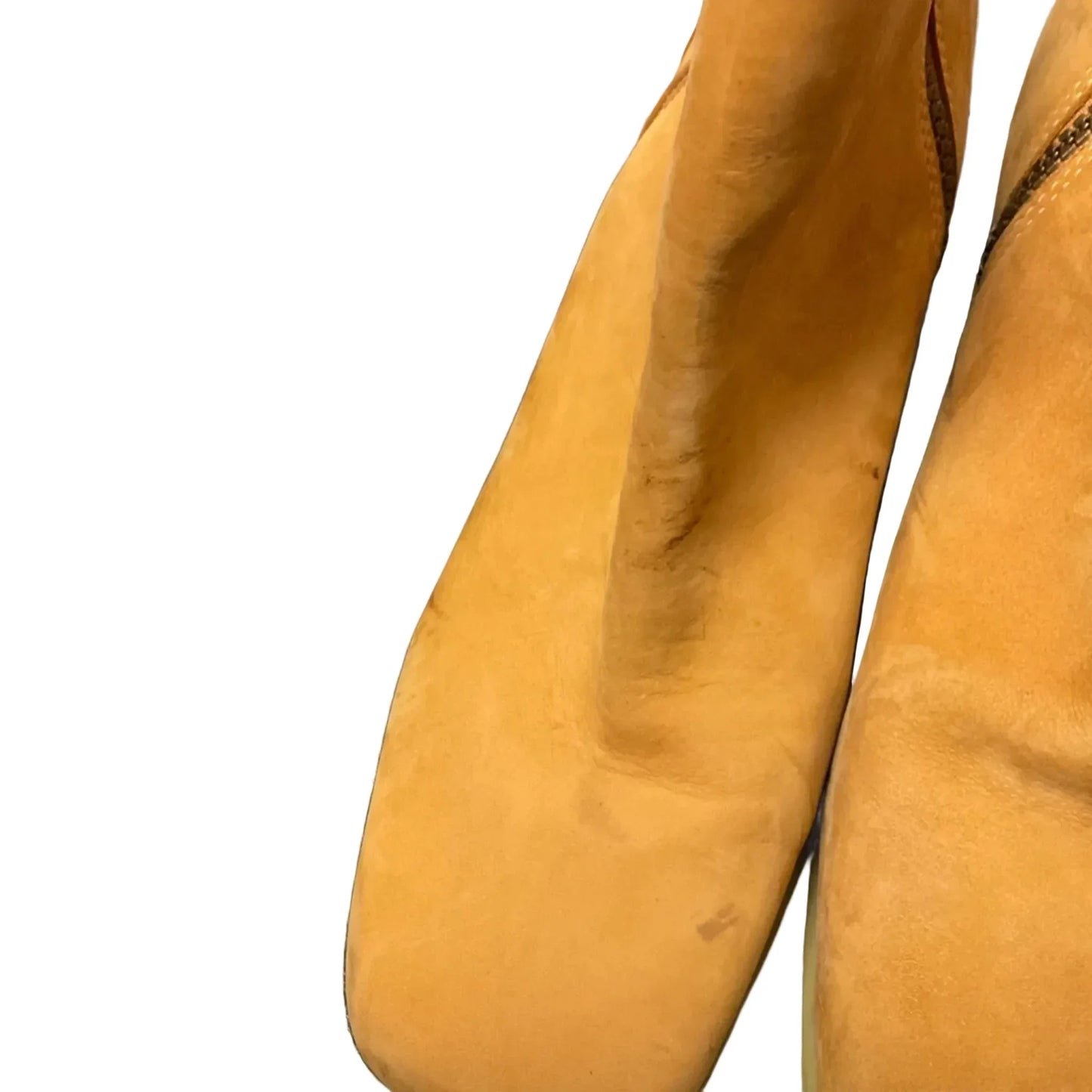 Boots Ankle Heels By Timberland In Tan, Size: 8.5