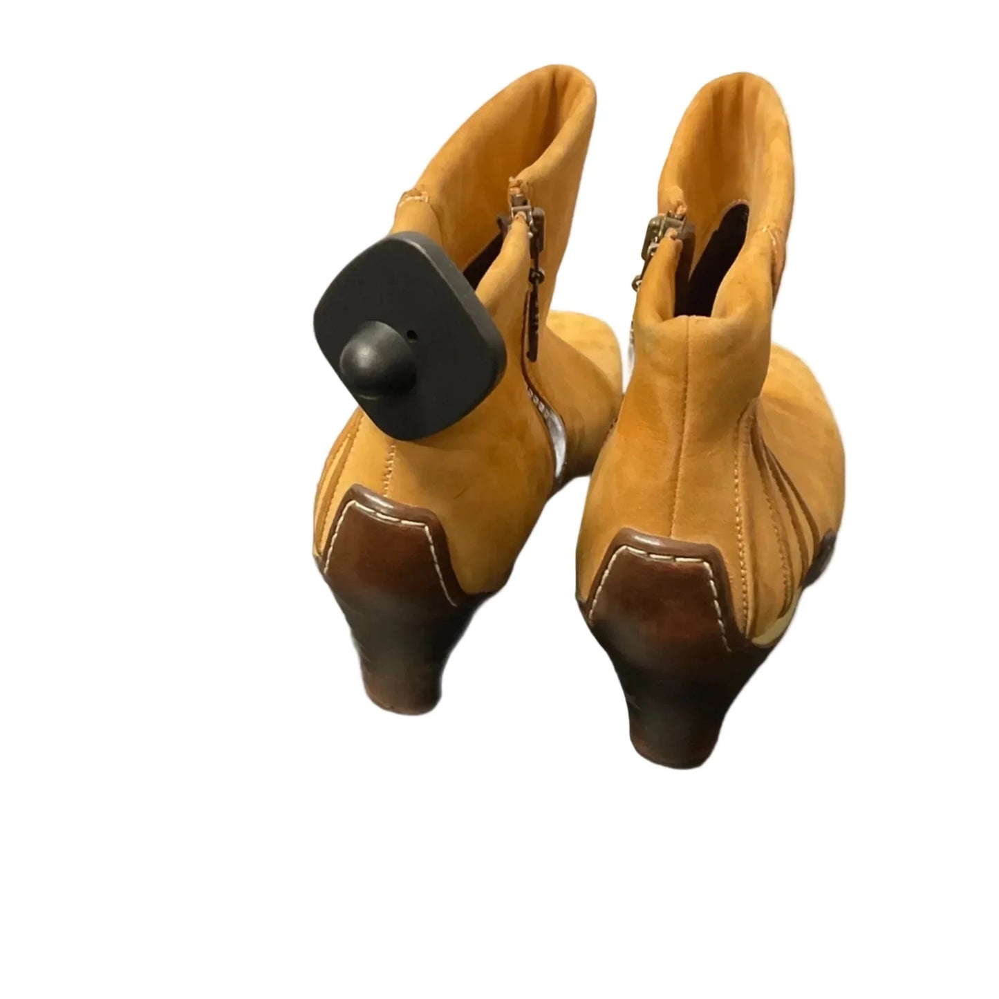 Boots Ankle Heels By Timberland In Tan, Size: 8.5