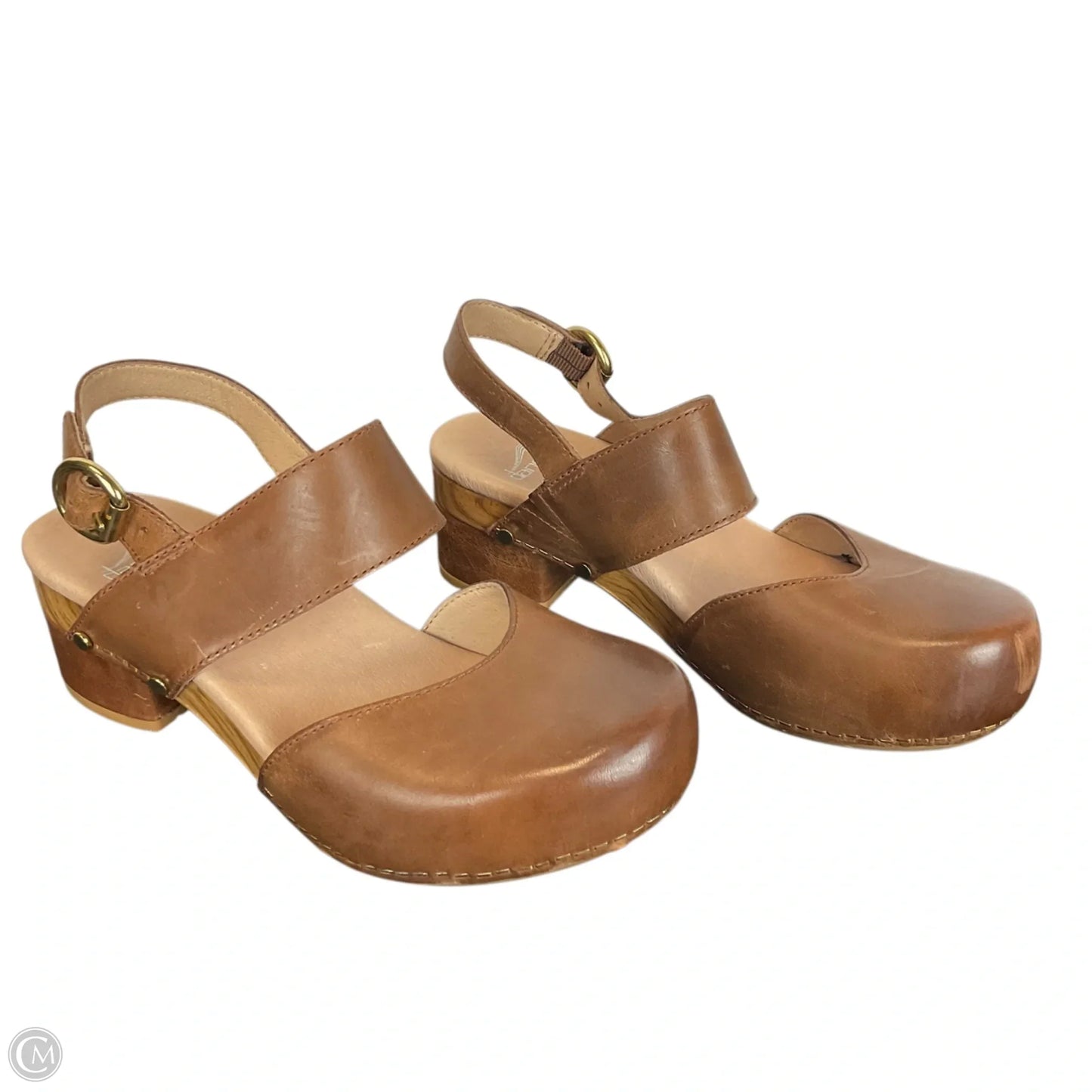 Shoes Heels Block By Dansko In Brown, Size: 6