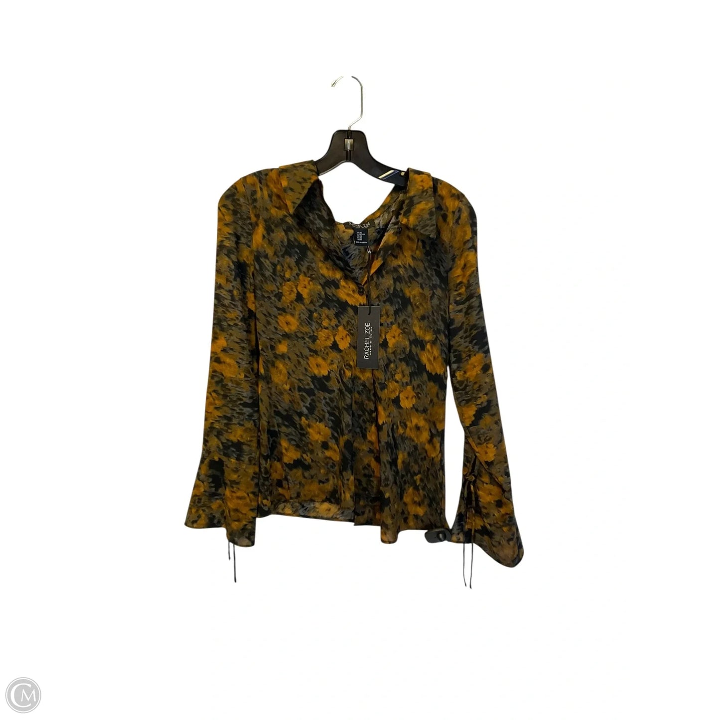 Top Long Sleeve By Rachel Zoe In Black & Brown, Size: Xs