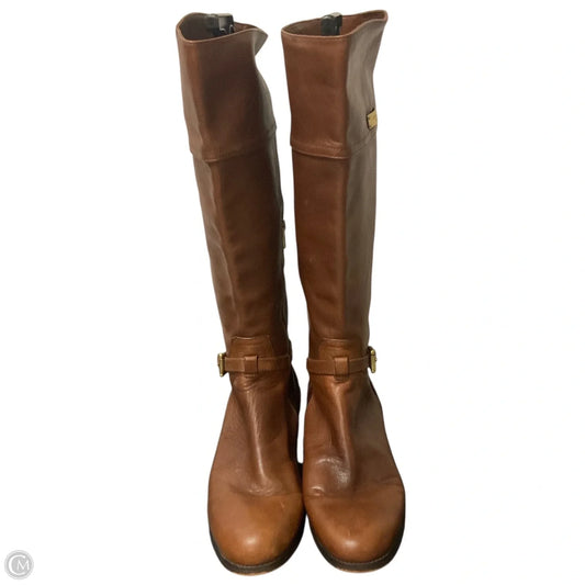 Boots Designer By Coach In Brown, Size: 11