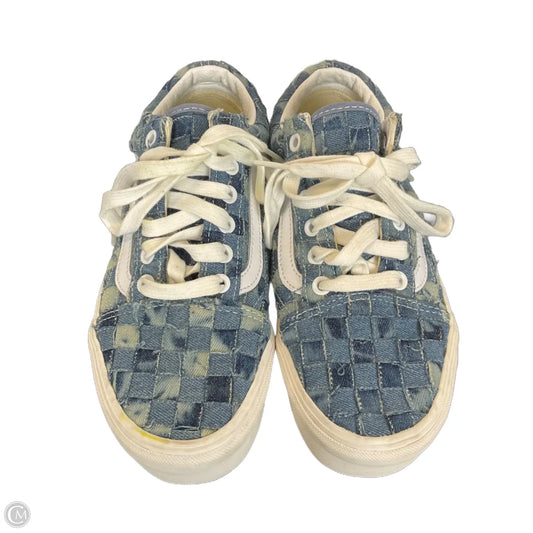 Shoes Sneakers By Vans In Blue, Size: 7