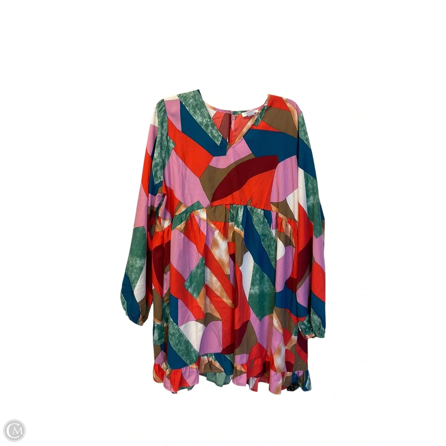 Dress Casual Short By Chicsoul In Multi-colored, Size: 3x