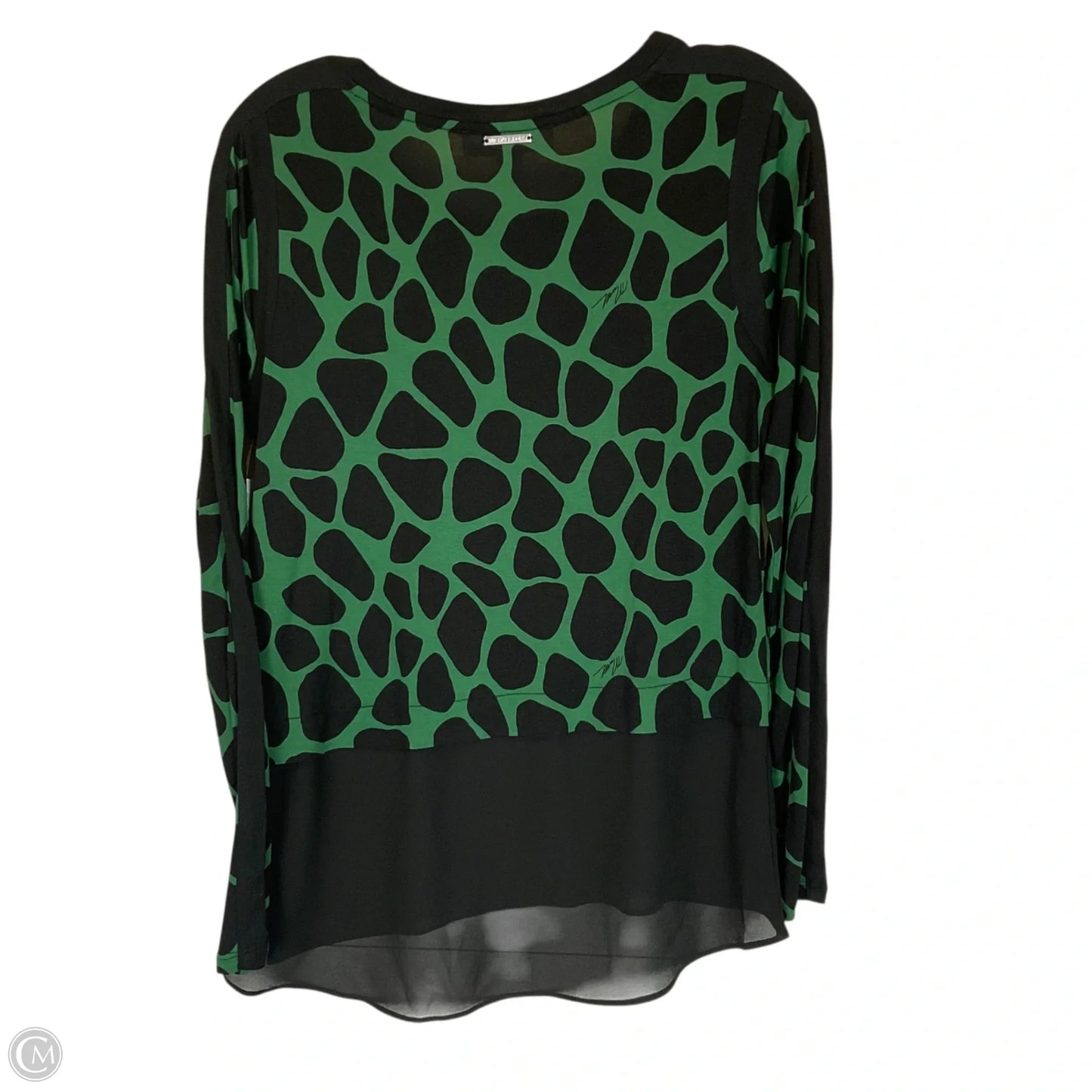 Top Long Sleeve By Michael By Michael Kors In Green, Size: Xs