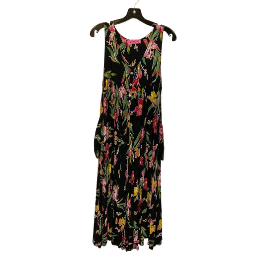 Jumpsuit By Almost Pink In Floral Print, Size: M