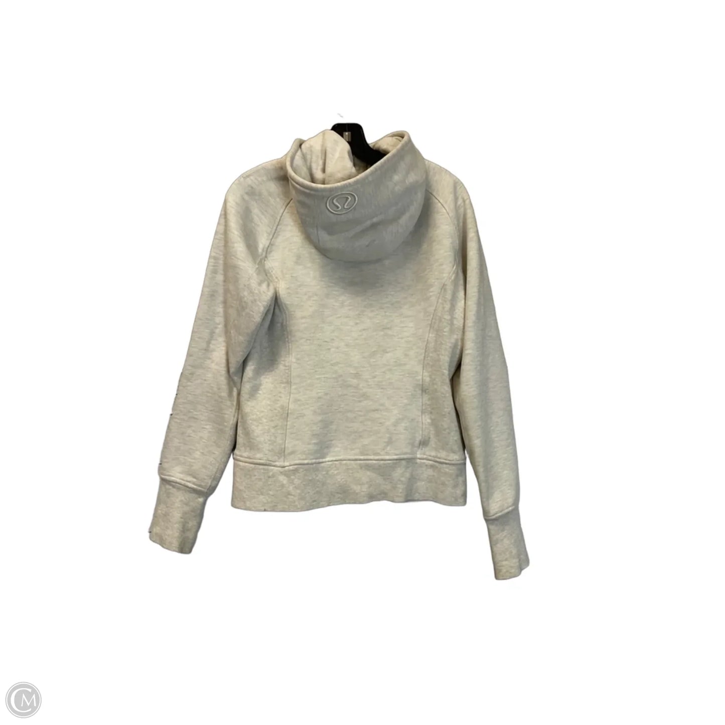 Athletic Jacket By Lululemon In Grey, Size: Xs