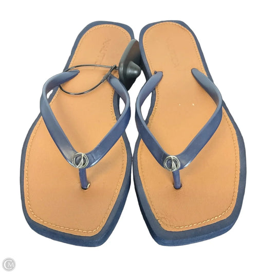 Sandals Flip Flops By Nautica In Blue, Size: 6