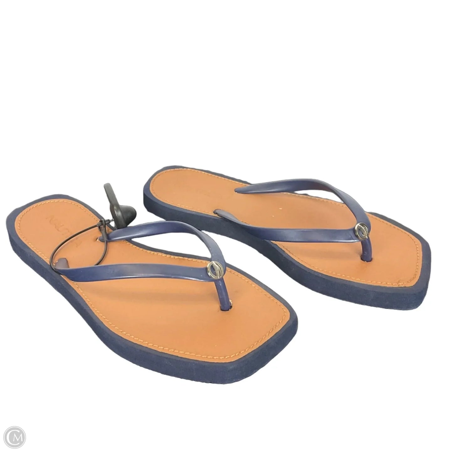 Sandals Flip Flops By Nautica In Blue, Size: 6