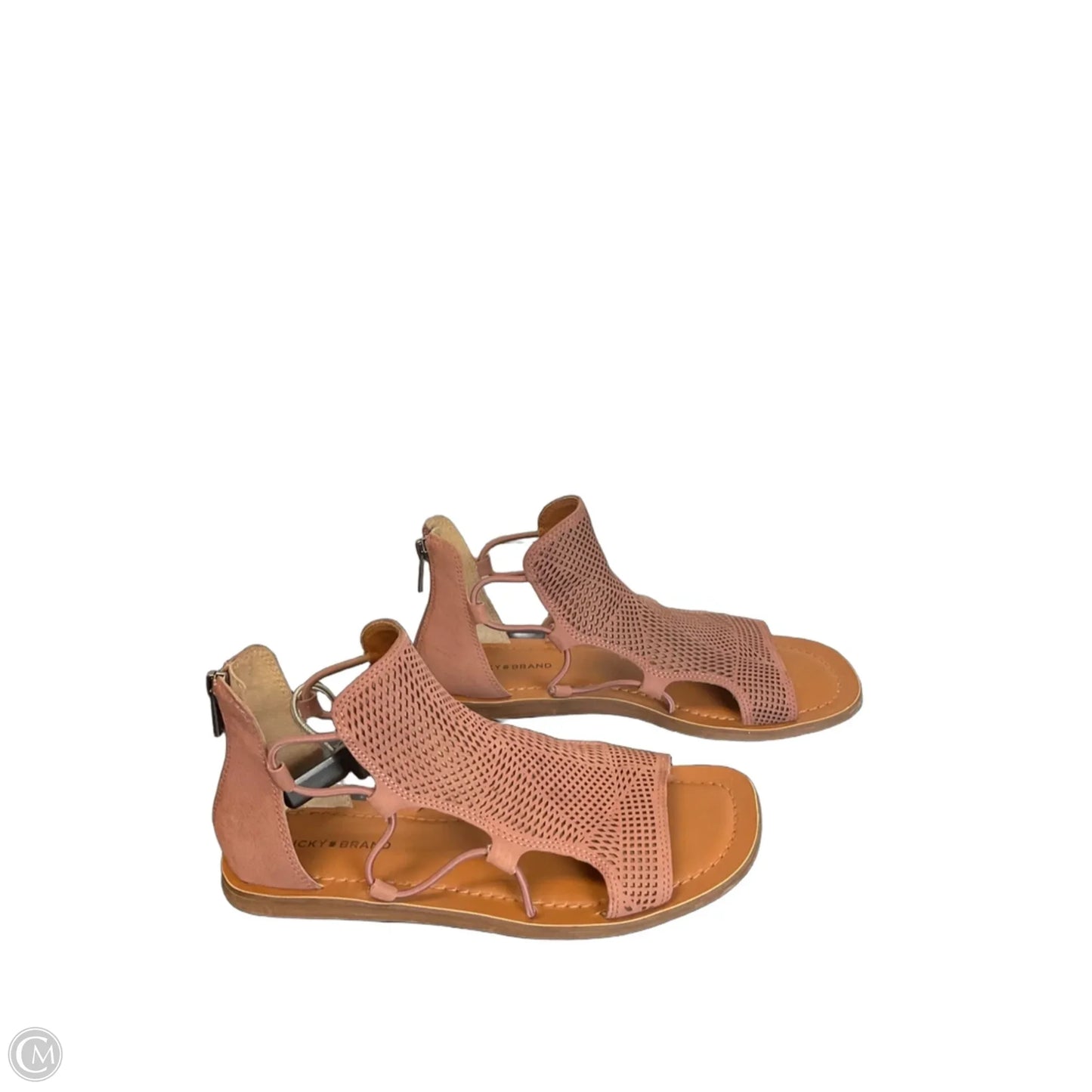 Sandals Flats By Lucky Brand In Pink, Size: 8