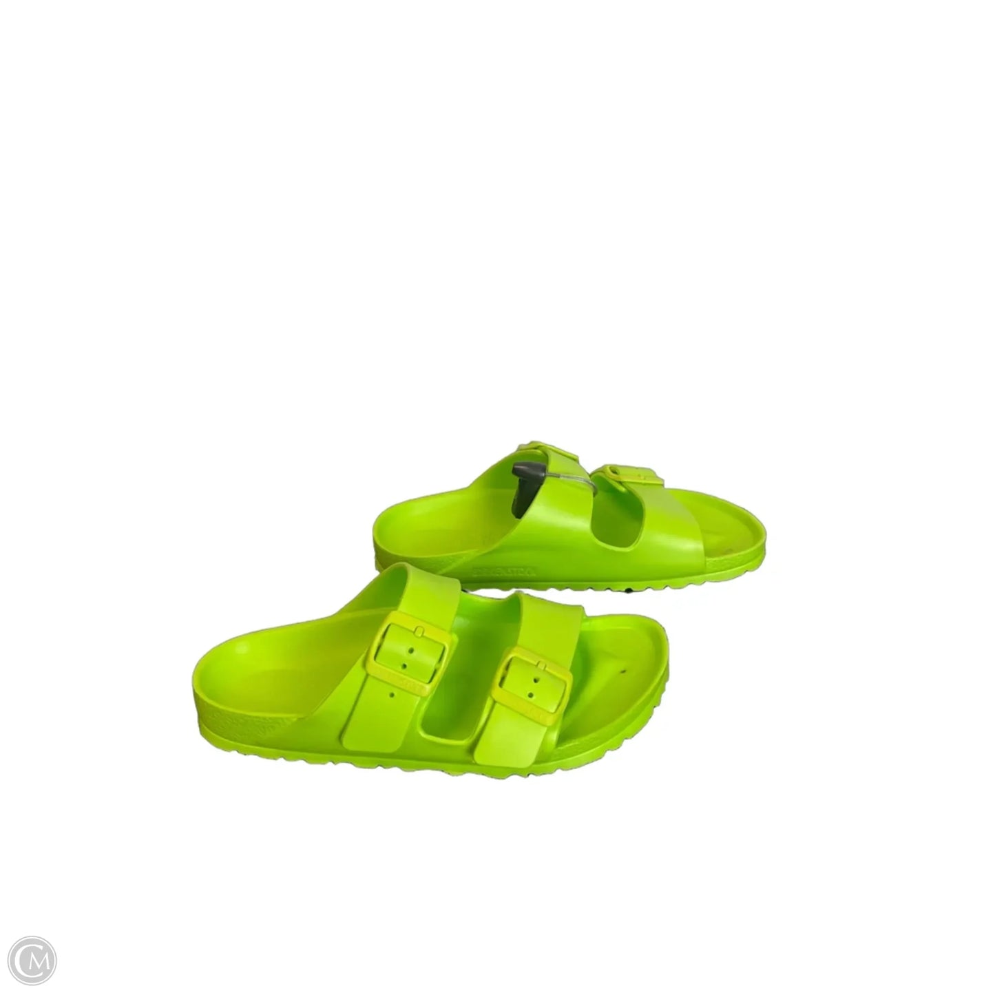 Sandals Flats By Birkenstock In Green, Size: 5