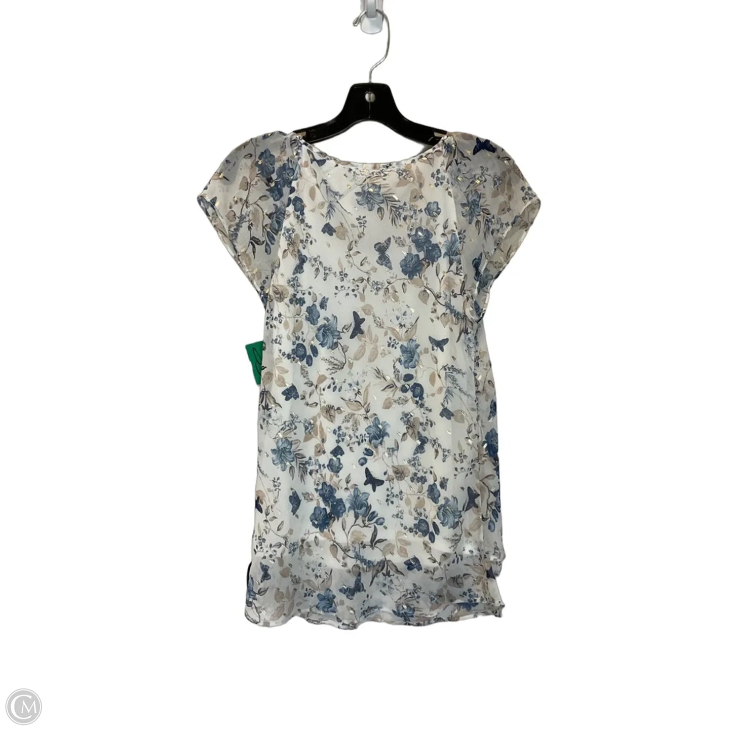 Top Short Sleeve By Tamara H In Floral Print, Size: Xs