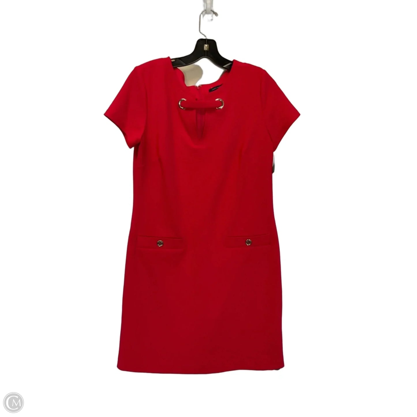 Dress Work By Tommy Hilfiger In Red, Size: 8