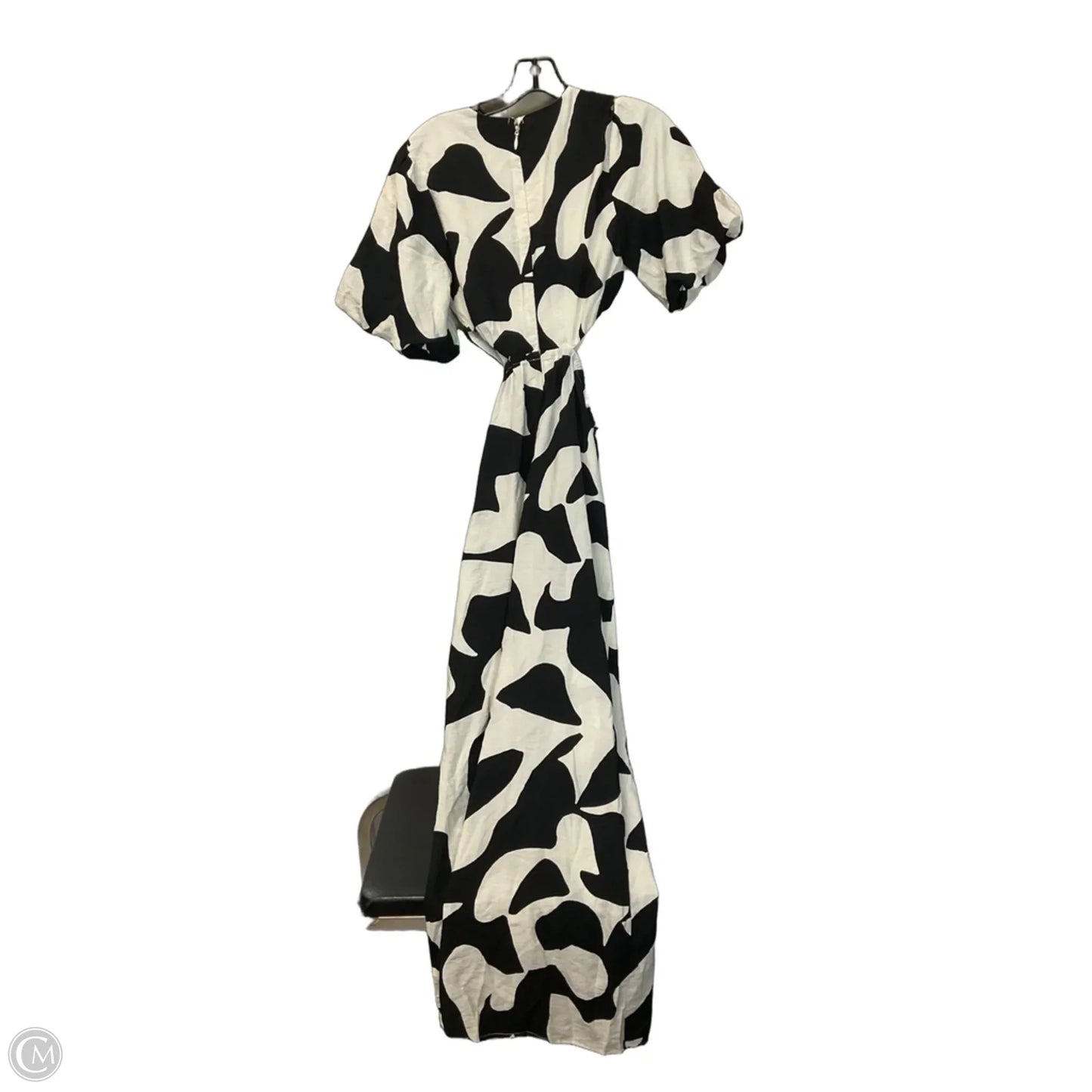 Dress Casual Maxi By Abercrombie And Fitch In Black & White, Size: Xs