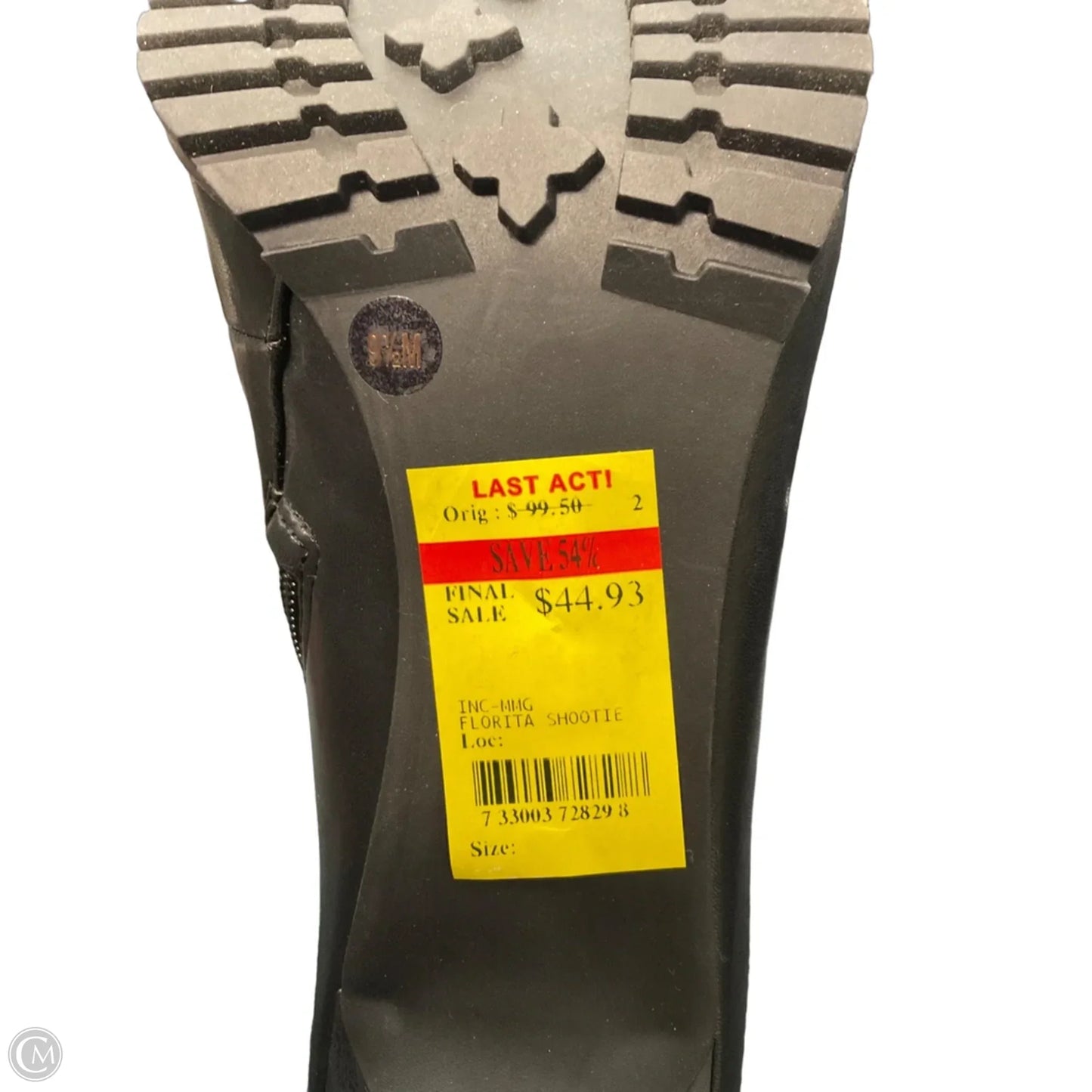Sandals Heels Stiletto By Inc In Black, Size: 9.5