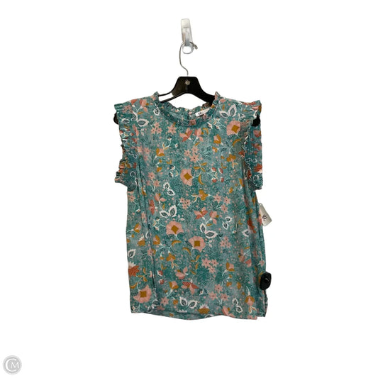 Top Sleeveless By Dr2 In Green, Size: M