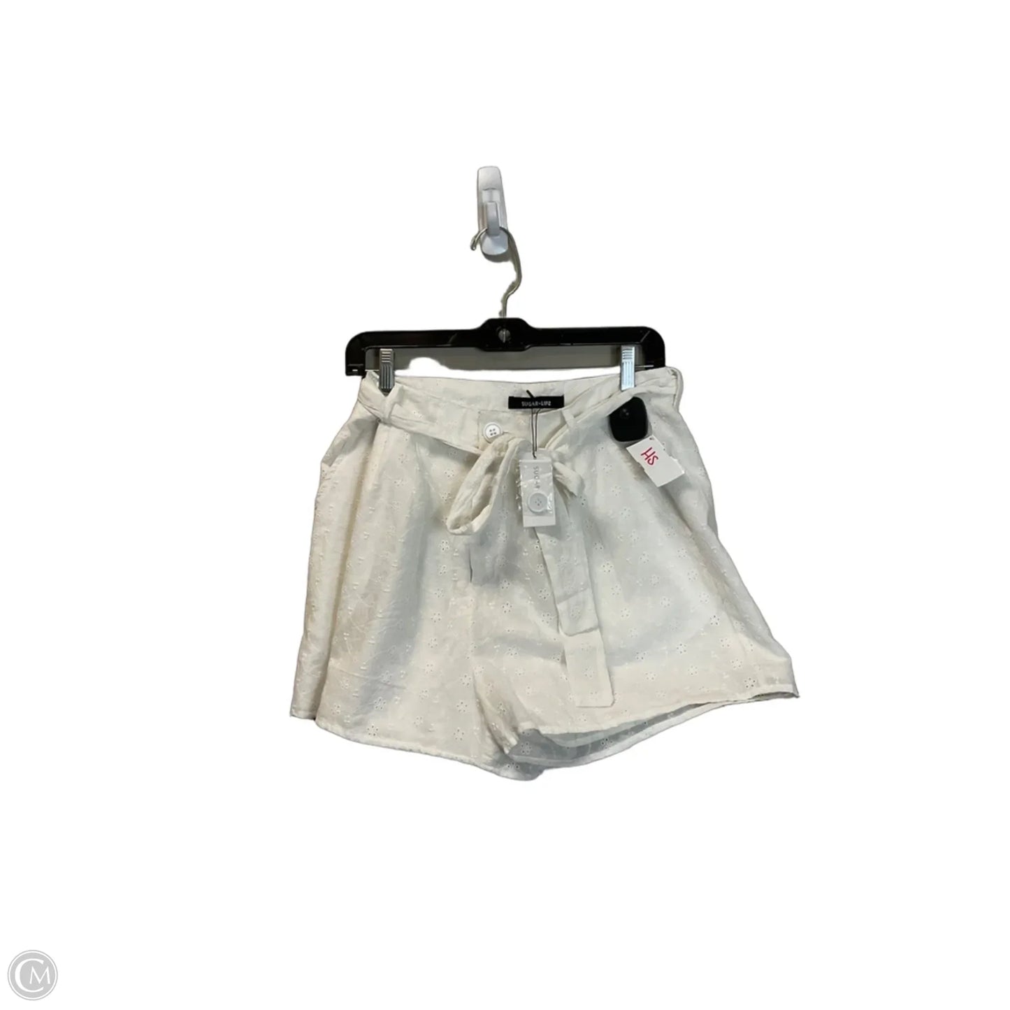 Shorts By Sugar Lips In White, Size: L