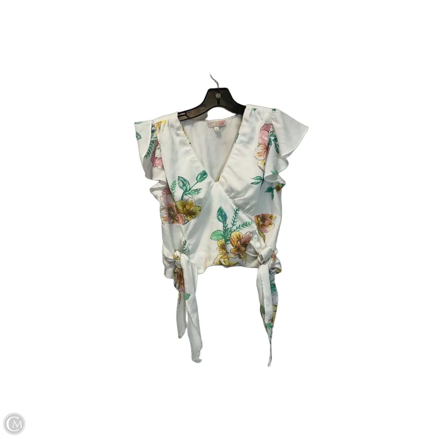 Top Short Sleeve By Gianni Bini In White, Size: S