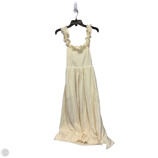Dress Casual Midi By Cmb In Yellow, Size: S