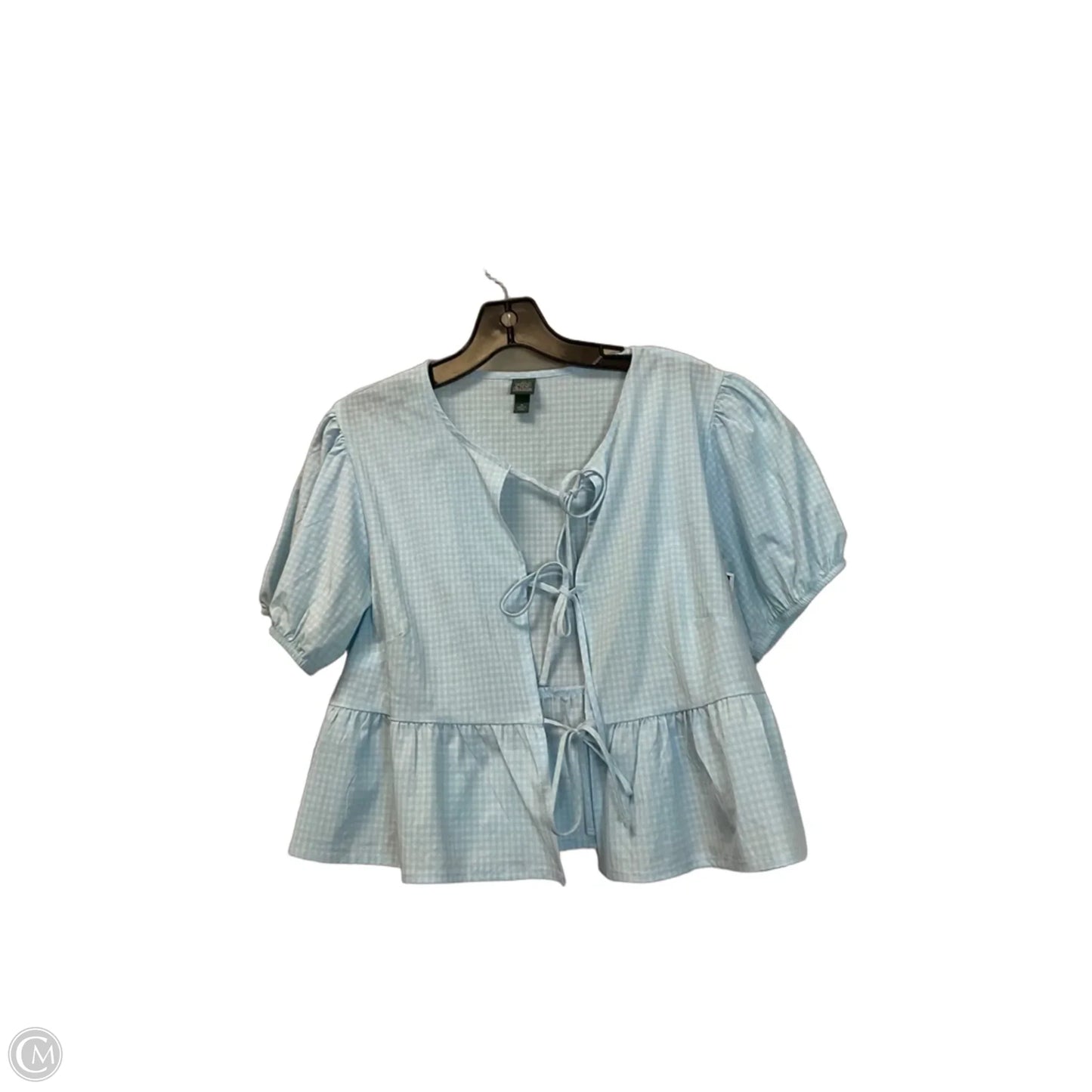 Top Short Sleeve By Wild Fable In Blue, Size: M