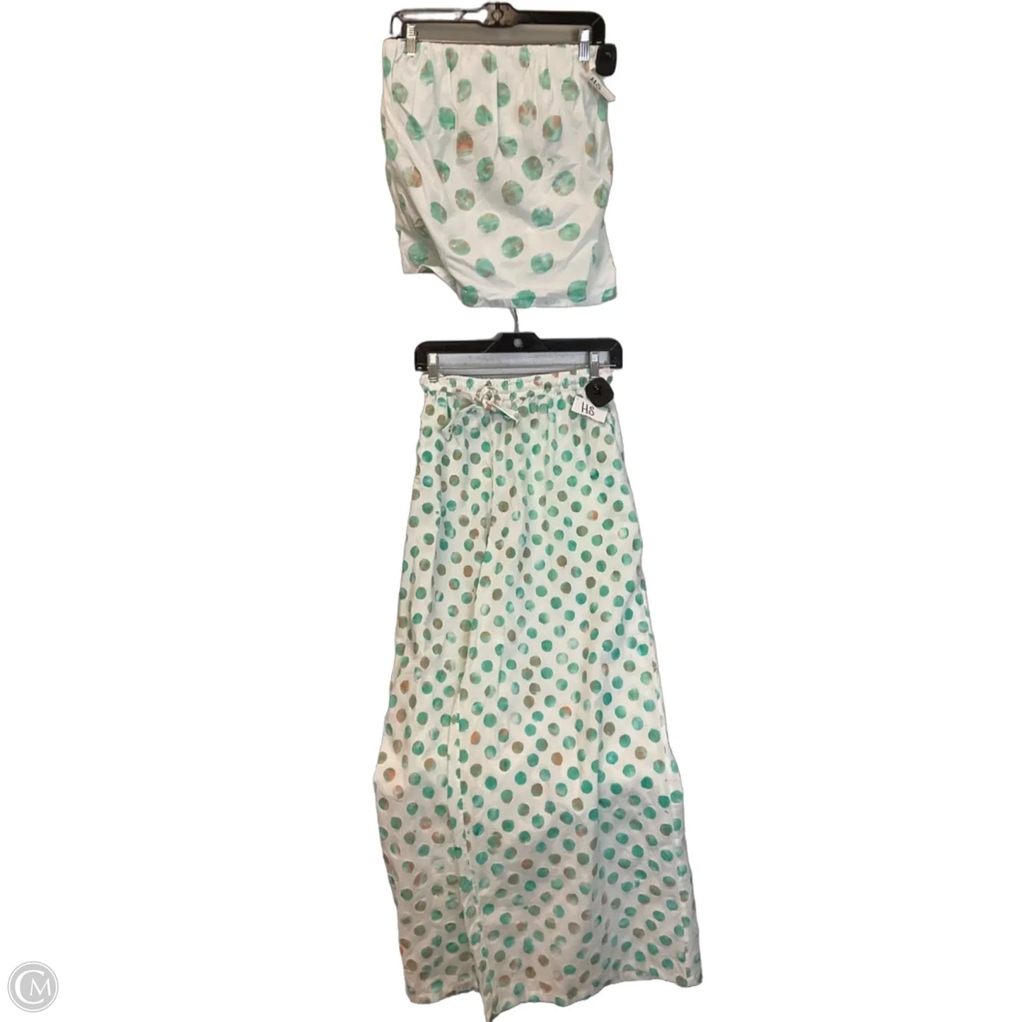 Pants Set 2pc By Anthropologie In Polkadot Pattern, Size: M