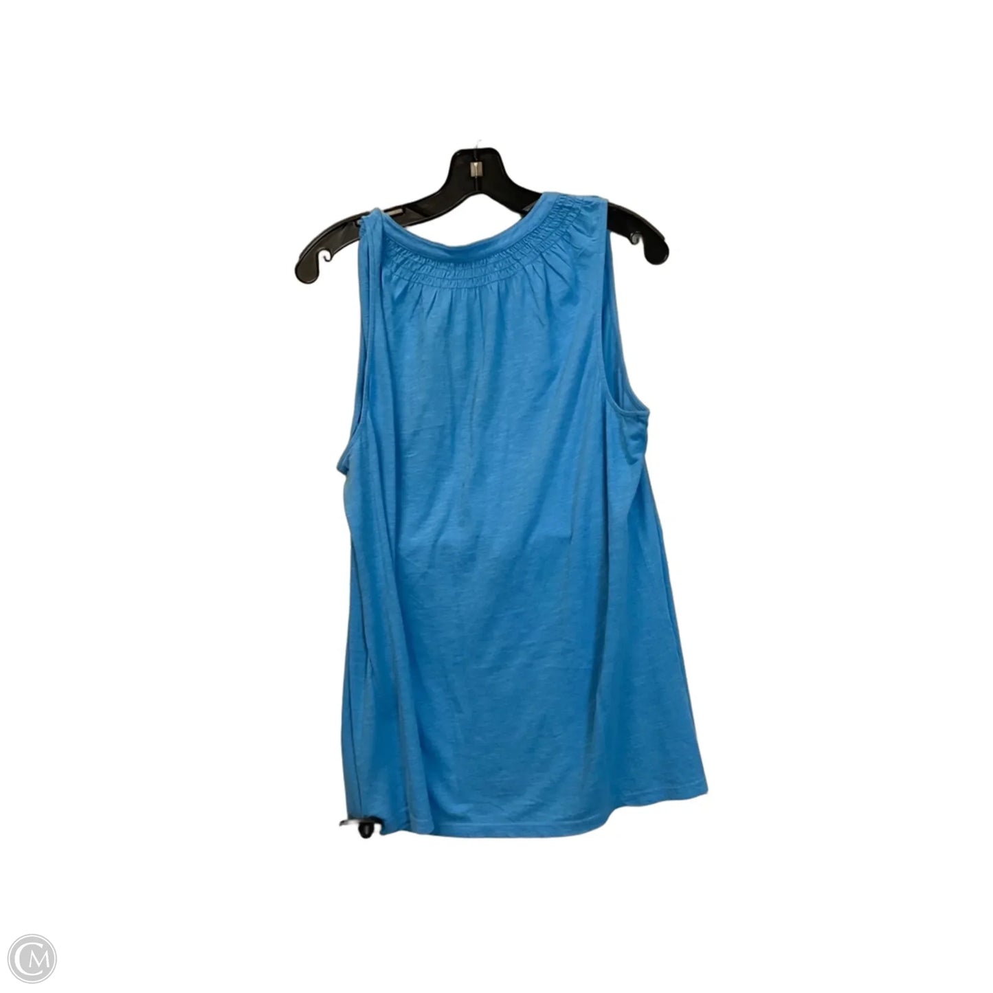 Top Sleeveless Designer By Lilly Pulitzer In Blue, Size: Xl