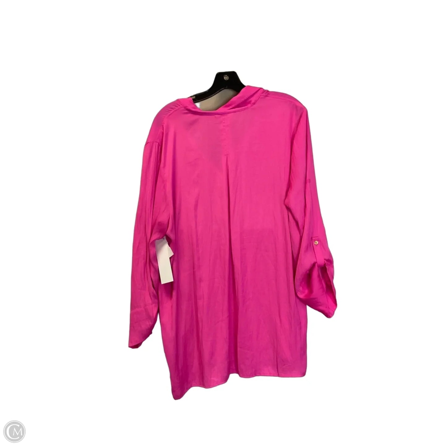 Top 3/4 Sleeve Designer By Lilly Pulitzer In Pink, Size: Xl