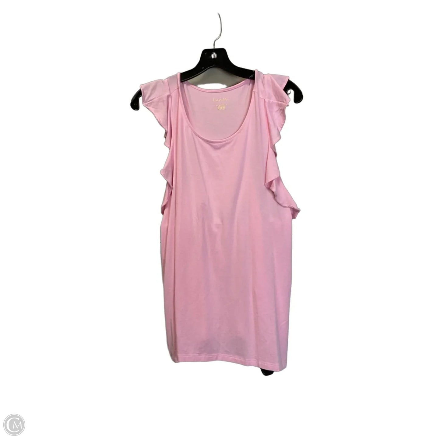 Top Sleeveless Designer By Lilly Pulitzer In Pink, Size: Xl