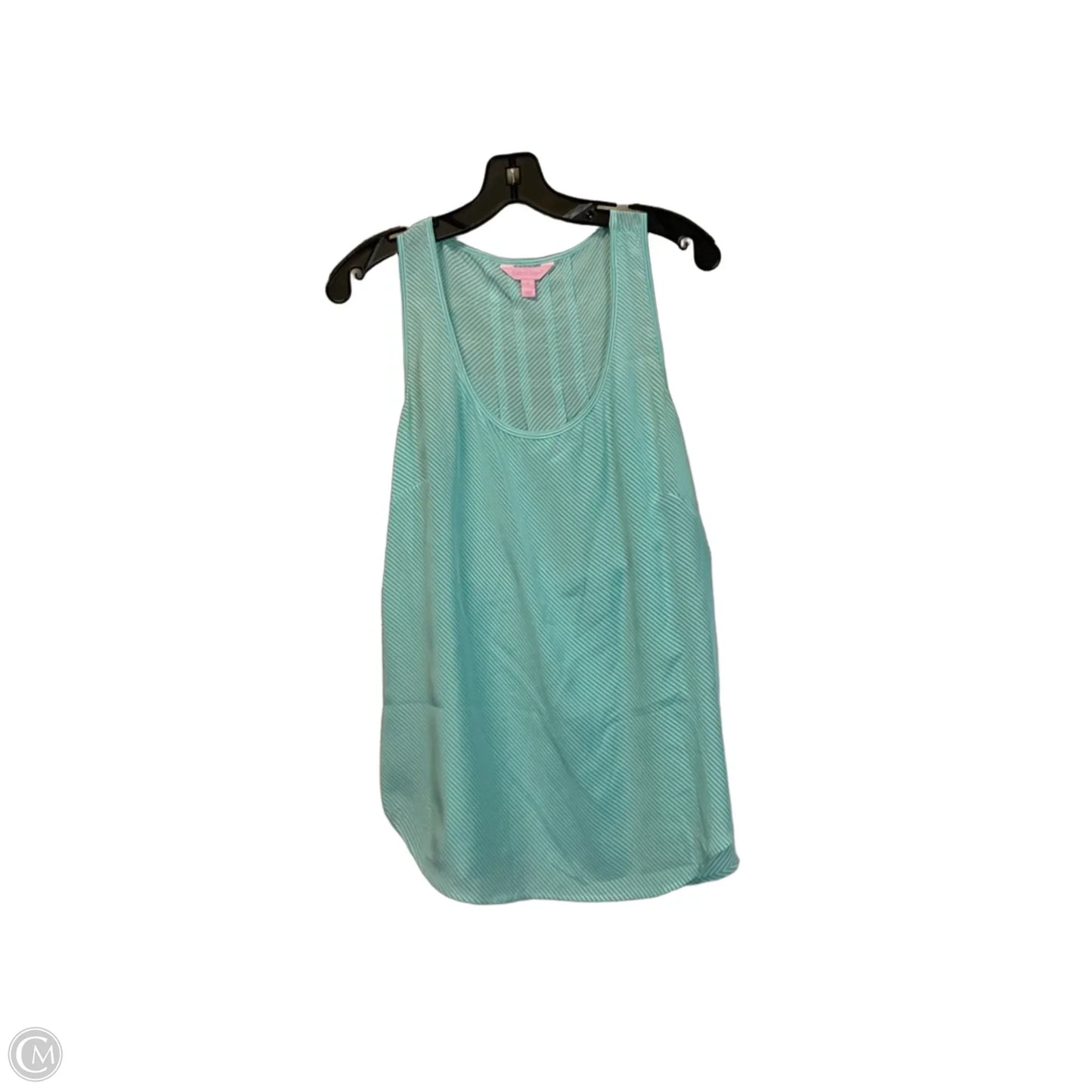 Top Sleeveless Designer By Lilly Pulitzer In Teal, Size: L