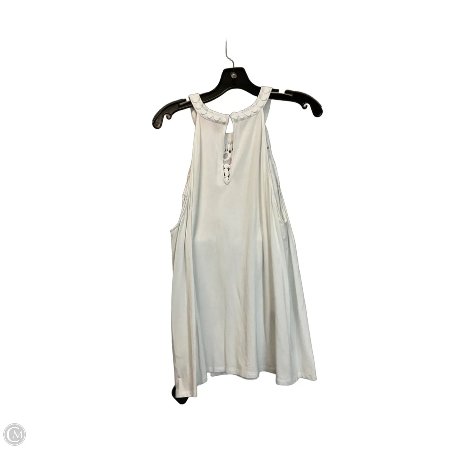 Top Sleeveless Designer By Lilly Pulitzer In White, Size: Xl