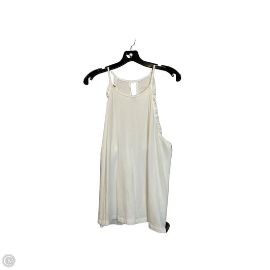 Top Sleeveless Designer By Lilly Pulitzer In White, Size: Xl