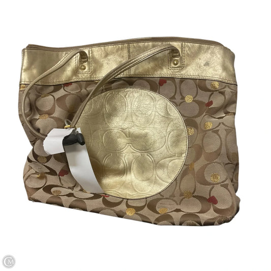 Handbag Designer By Coach, Size: Large